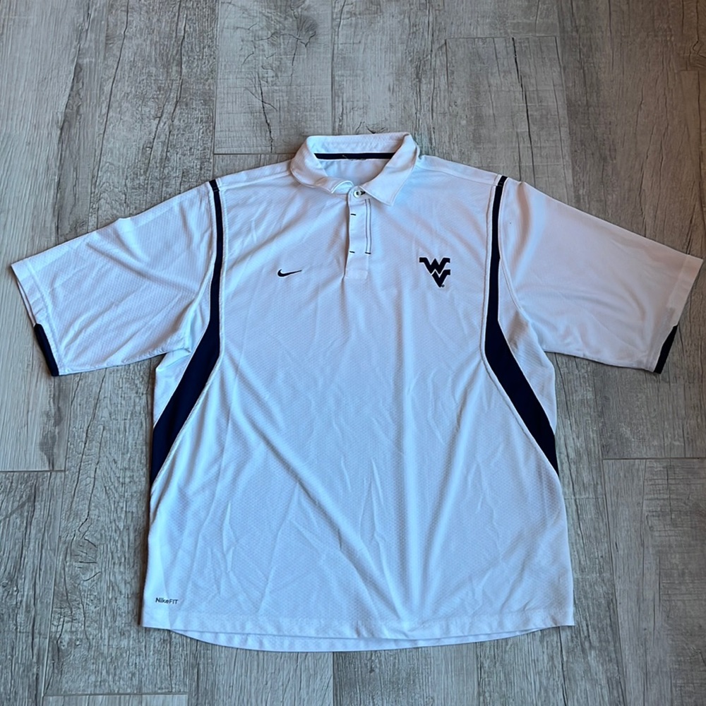 West Virginia Mountaineers Nike Polo Shirt Size: XL - Picture 2 of 11